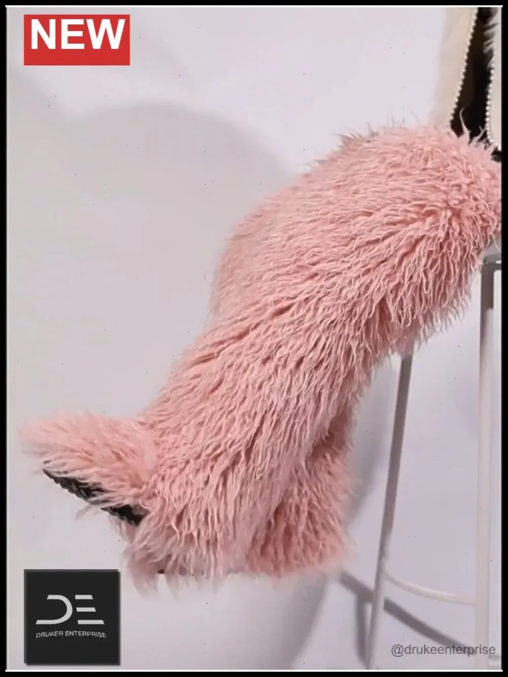 Faux Fur Thigh High Over The Knee Snow Boots Winter Tall 28in